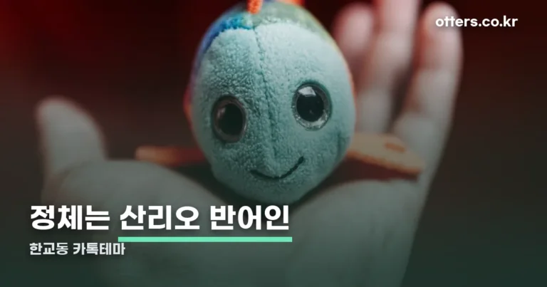 한교동 카톡테마 — 정체는 산리오 반어인 캐릭터입니다