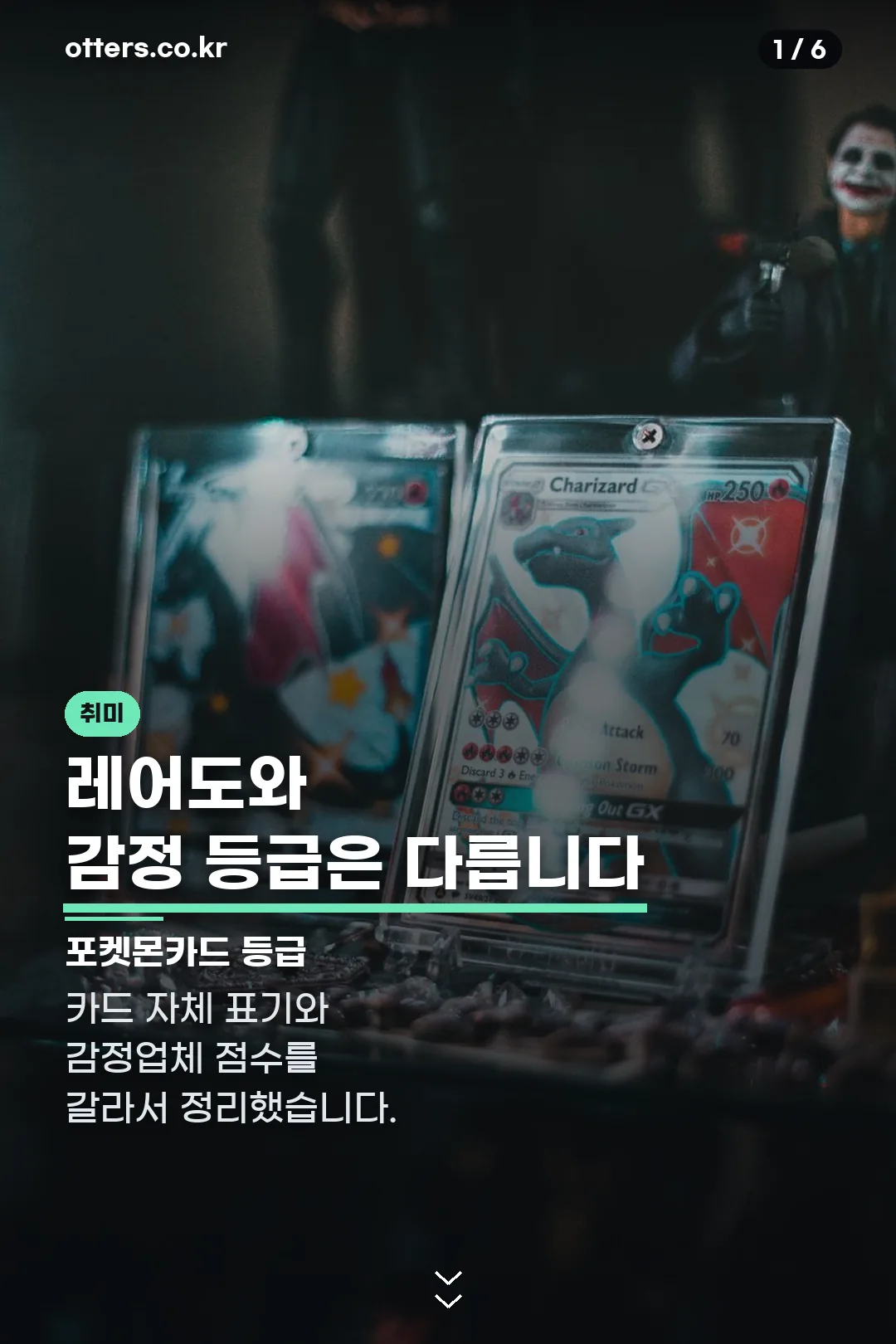 포켓몬카드 등급 표지