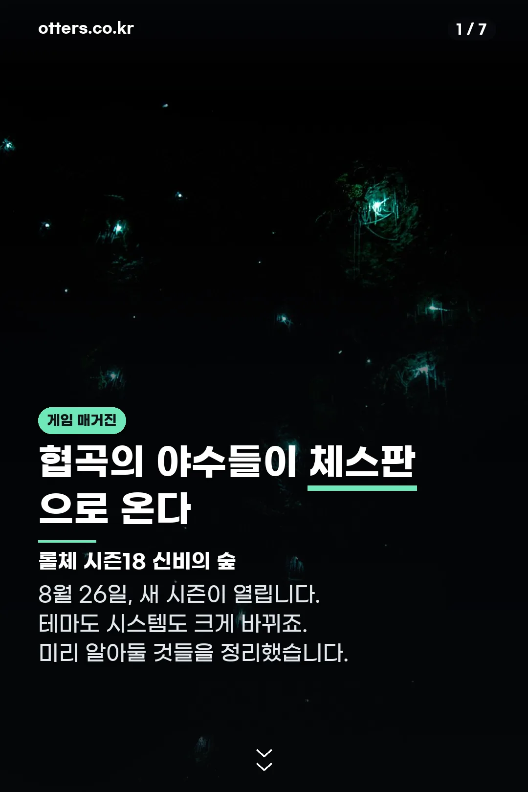 롤체 시즌18 표지 카드