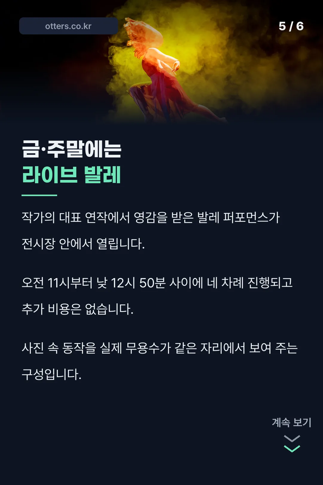 라이브 발레 퍼포먼스