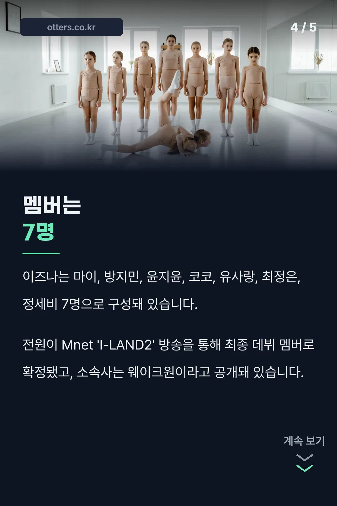 7인조 멤버 정보